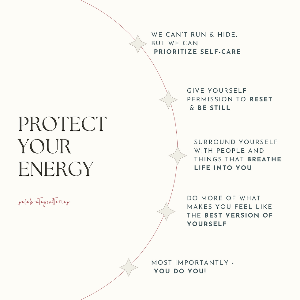 Protect Your Energy Visual