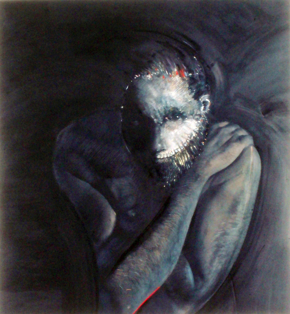 Der Wilde Mann series, The Temperaments (Phlegmatic /Fearful I) (c. 1986–87)