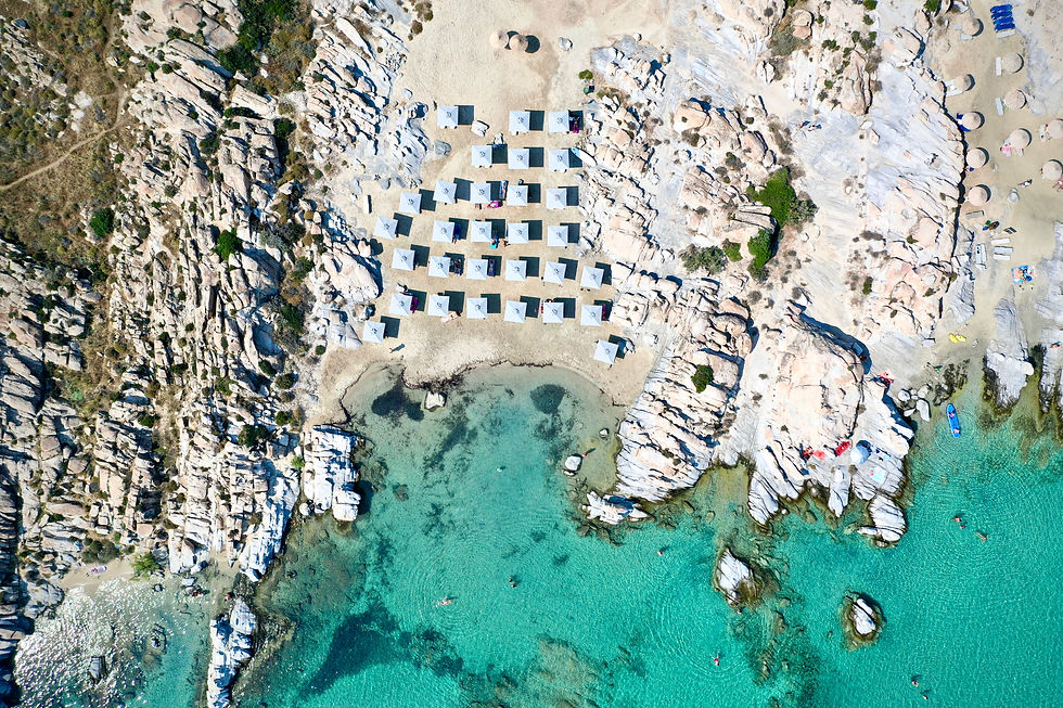 Kolimpithres beach Naousa Paros