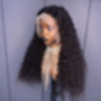 Transparent pre plucked HD lace front wigs