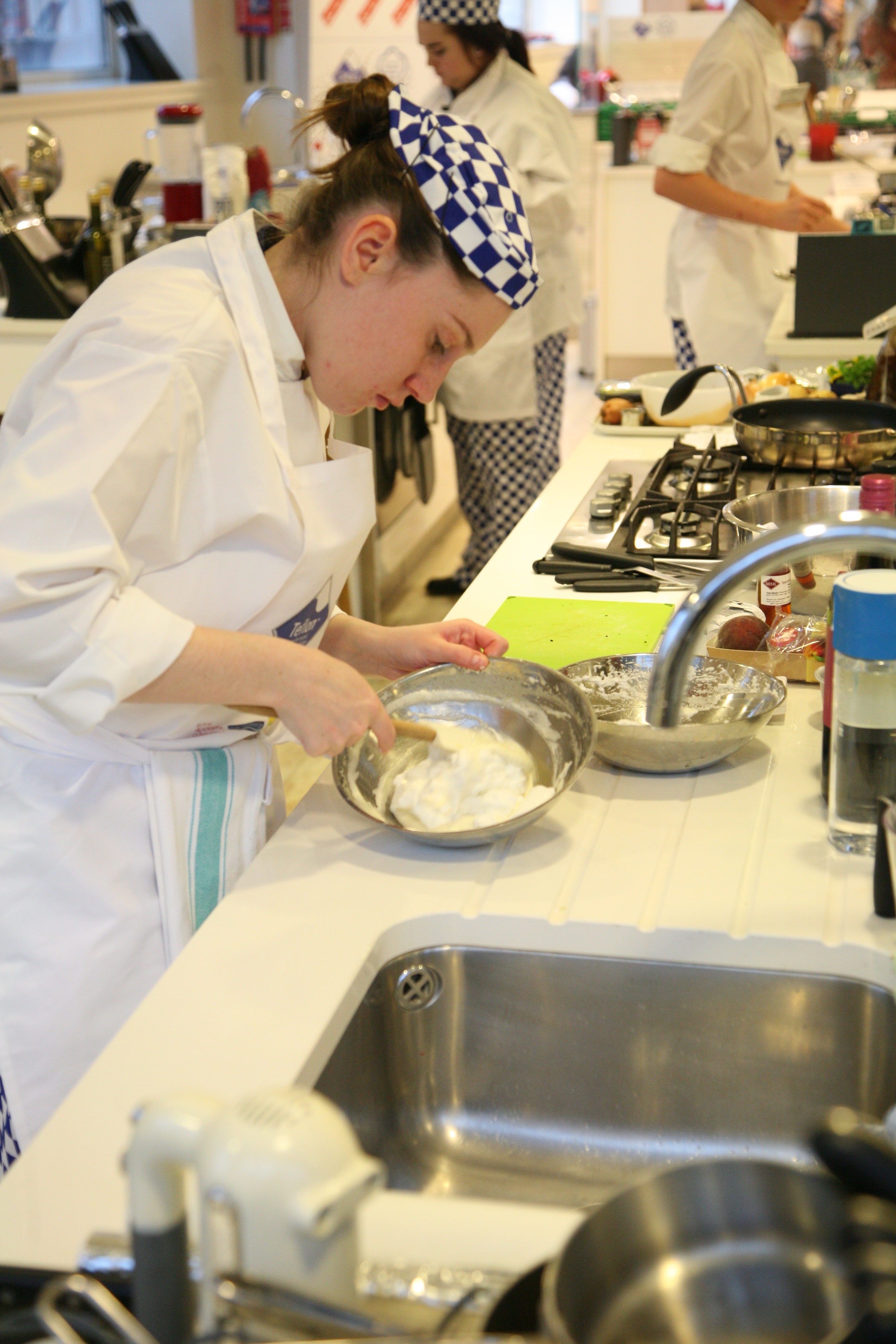 Preparing a Souffle Omelette