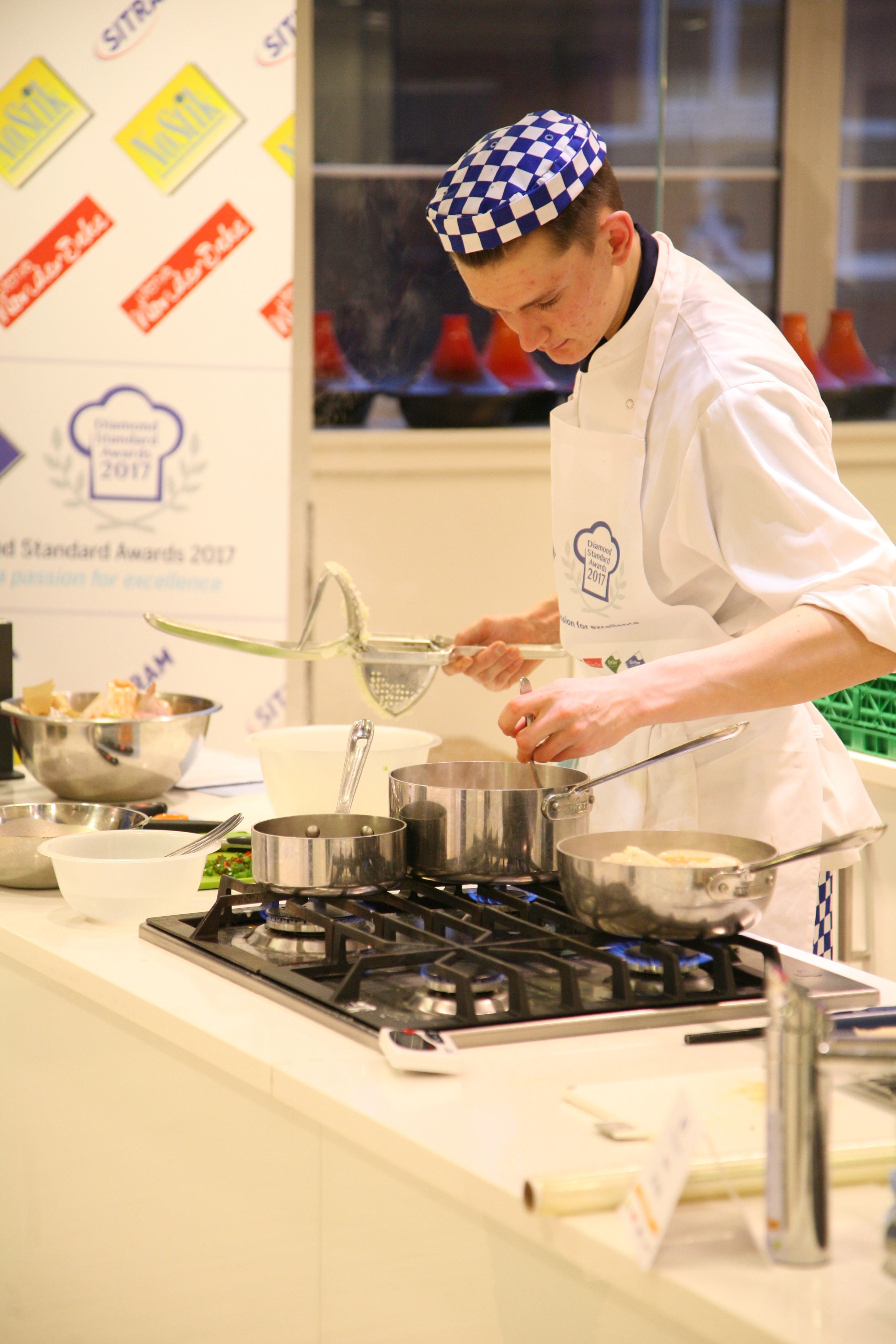 Finalists Prepare Signature Dish
