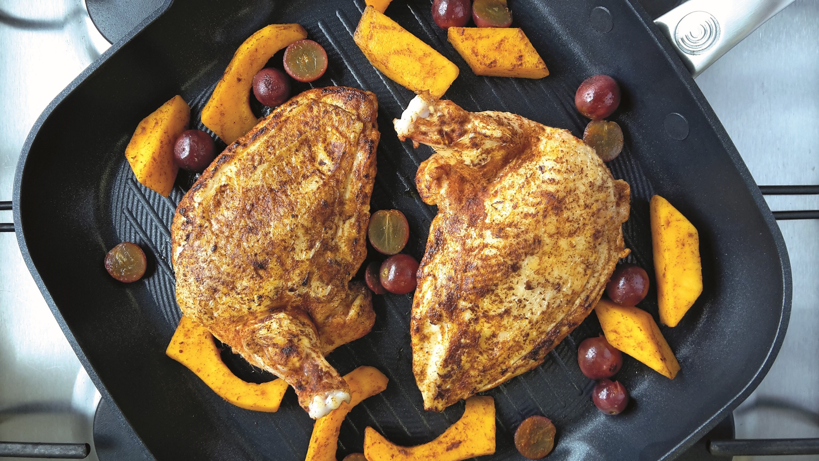 Spiced Supreme of Chicken Roasted Bu
