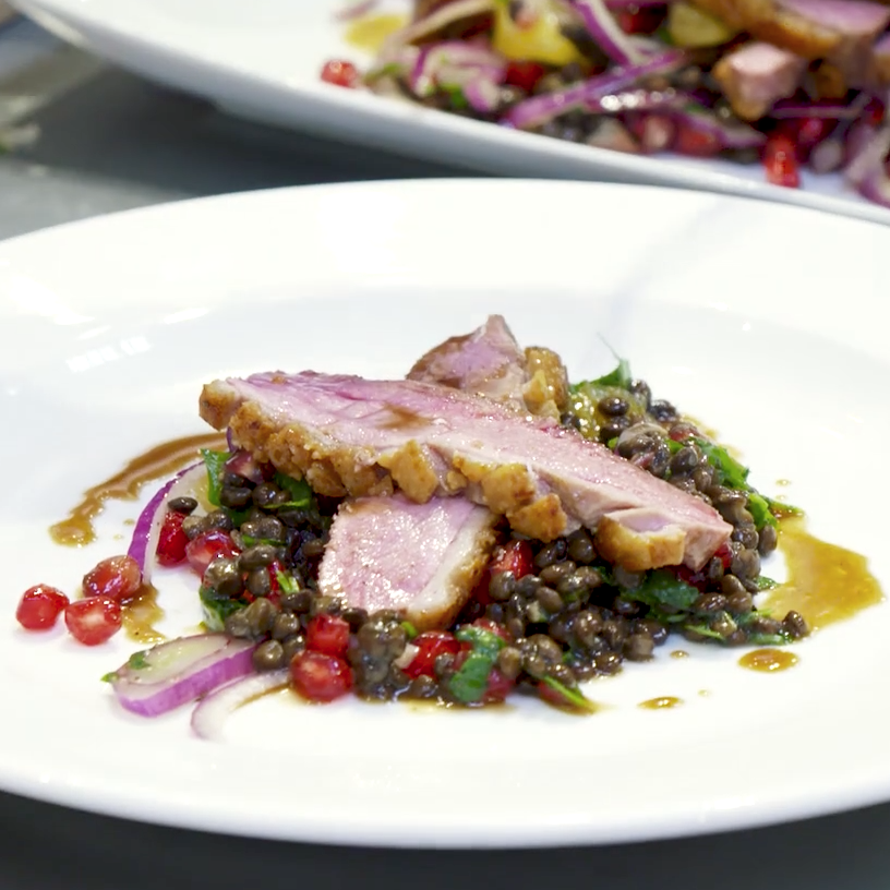 Duck with Warm Pomegranate