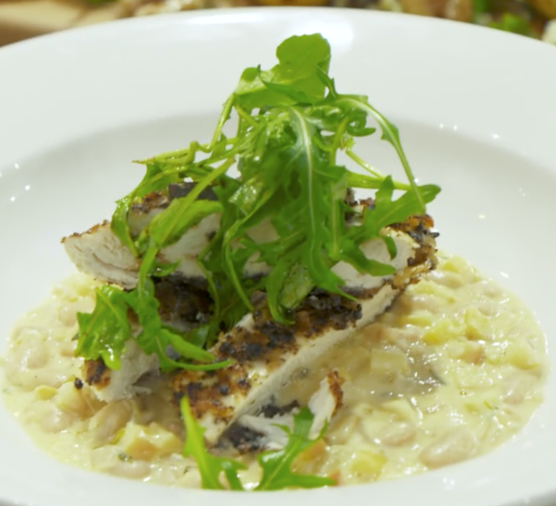 Black Pudding Crusted Pheasant
