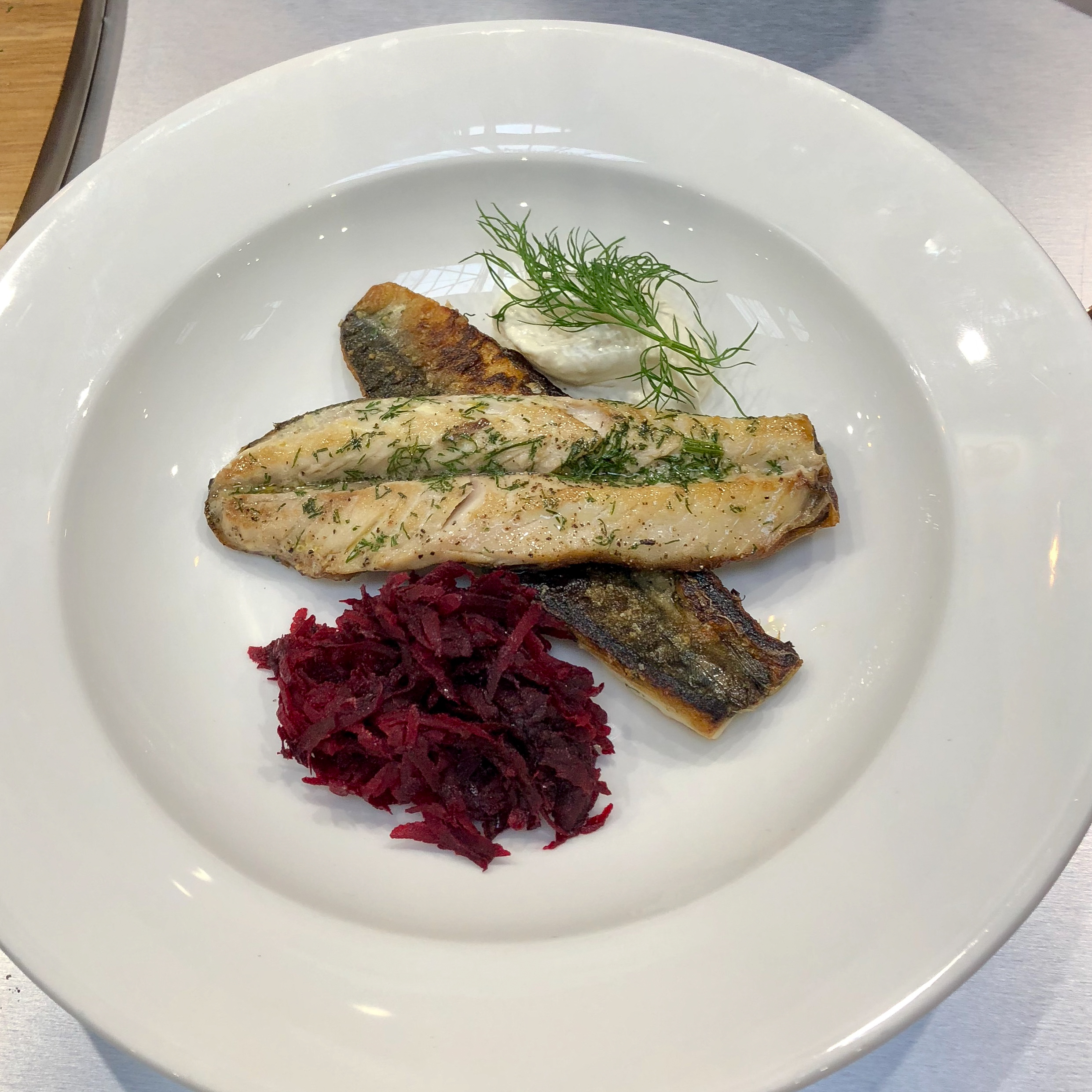 Pan Fried Mackerel