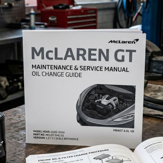 McLaren GT Oil Service Procedure