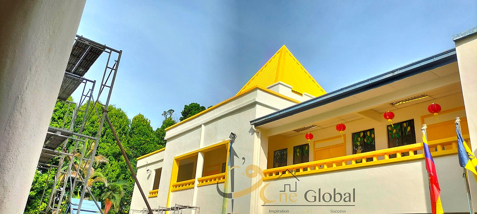 Painting the Exterior & Interior of Sri Petaling