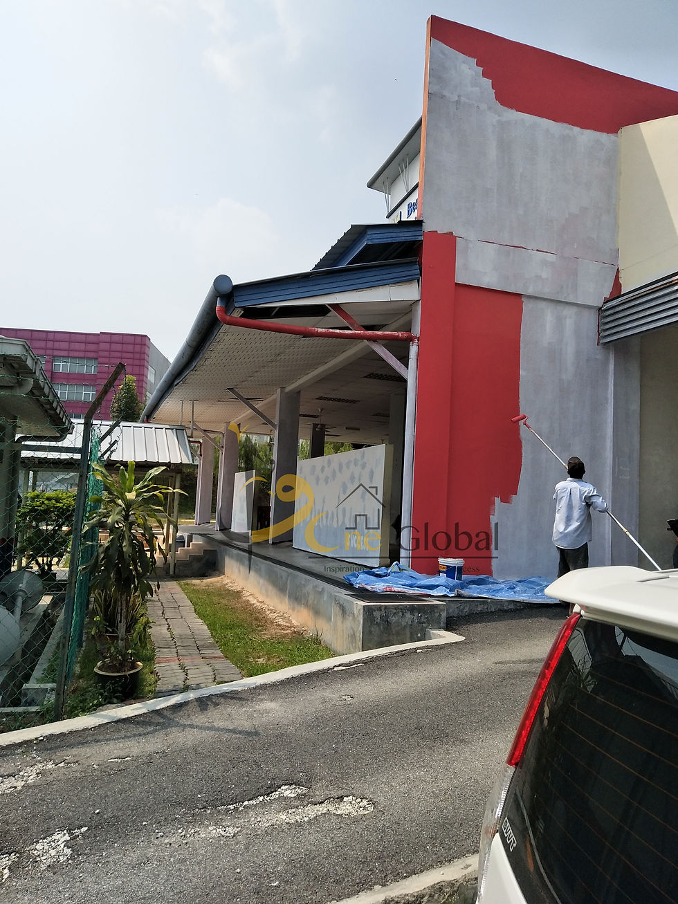 Painting the Exterior & Interior of Beaconhouse at Cheras, Kuala Lumpur