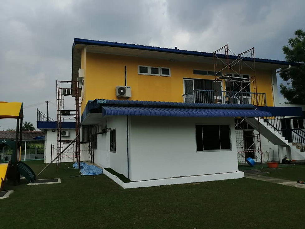 Painting the Exterior & Interior of Beaconhouse at Klang, Selangor