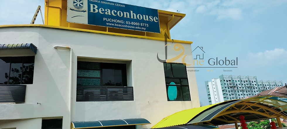 Painting the Exterior of Beaconhouse Puchong