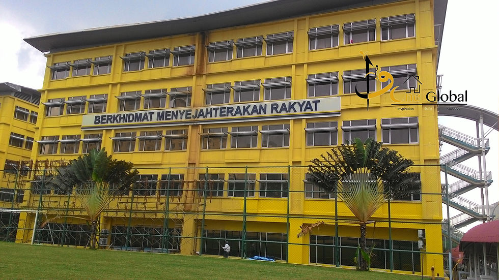Painting the Exterior of Kastam Kelana Jaya