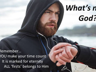 Right now...Ask God, 'What's next?'