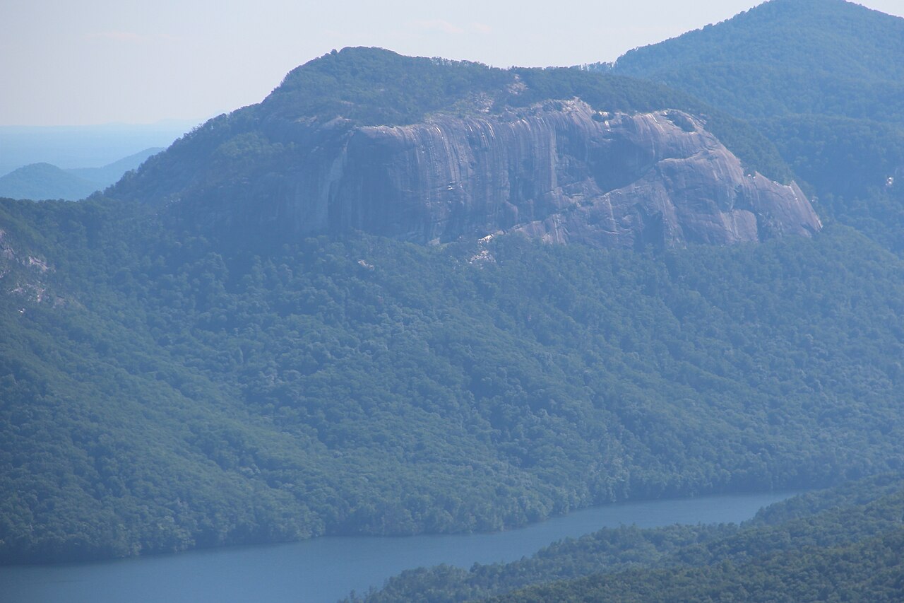 Table Rock seen from Caesars Head, South Carolina.