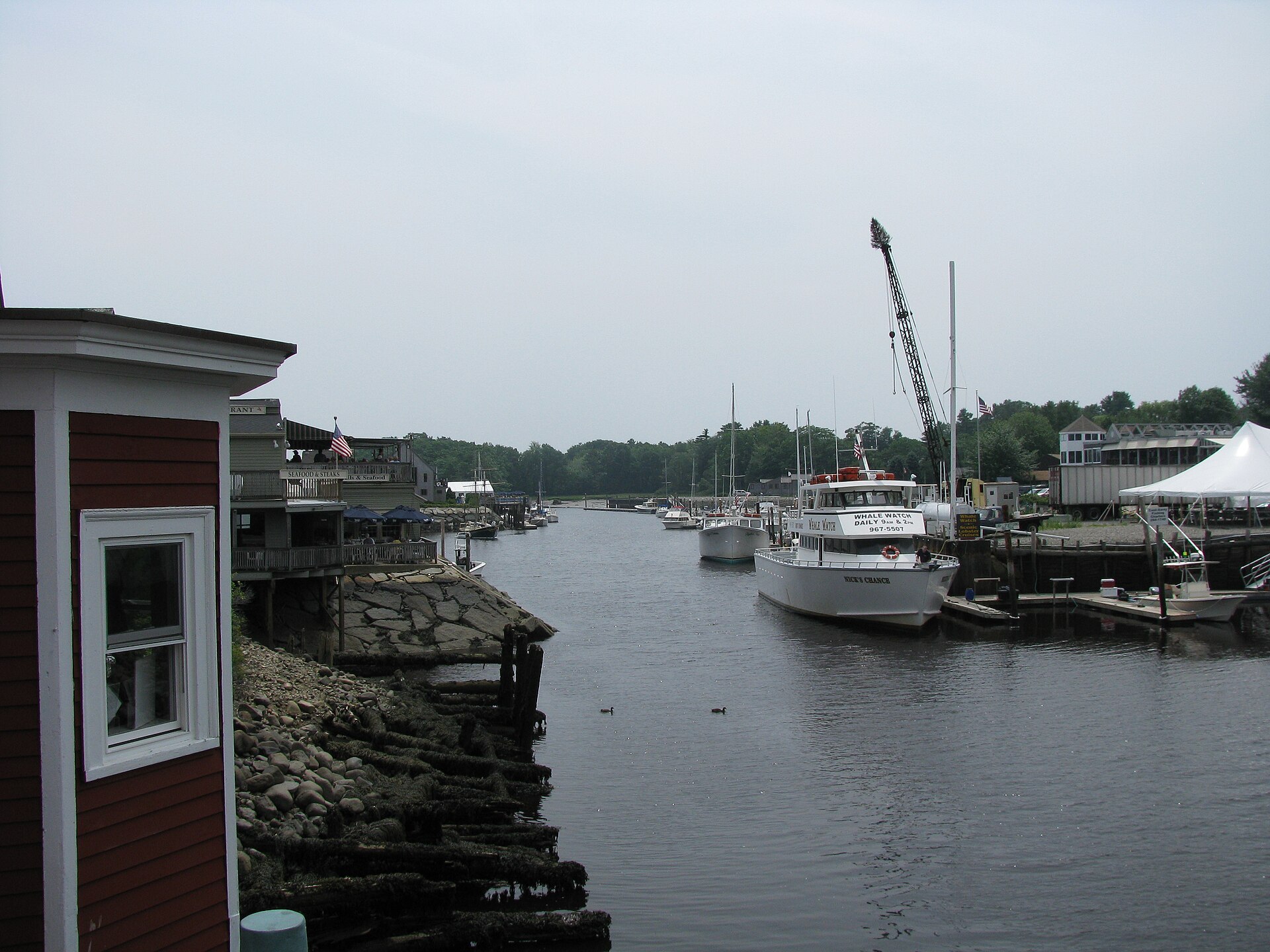 Kennebunk River at Dock Square, Kennebunkport