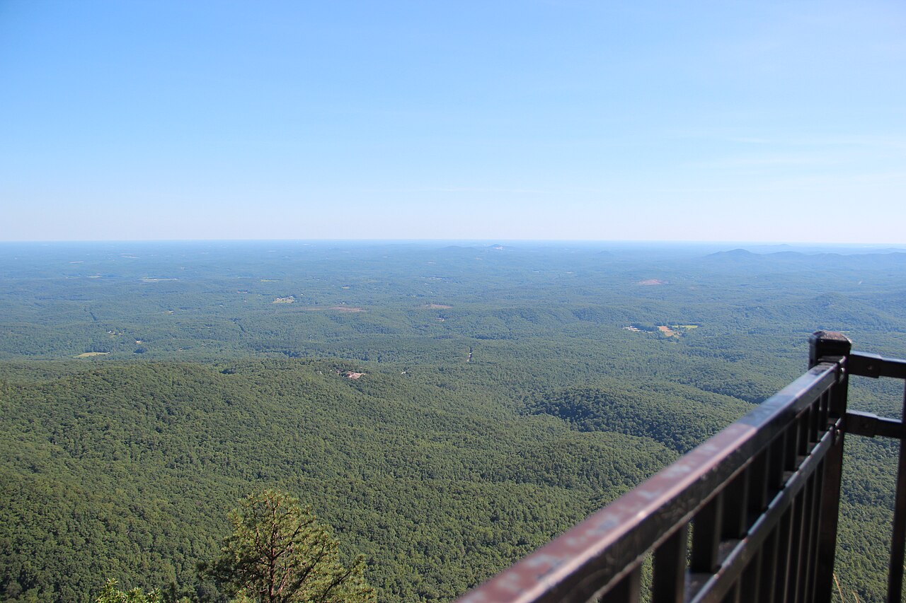 Layered ridges from Caesars Head State Park, South Carolina.