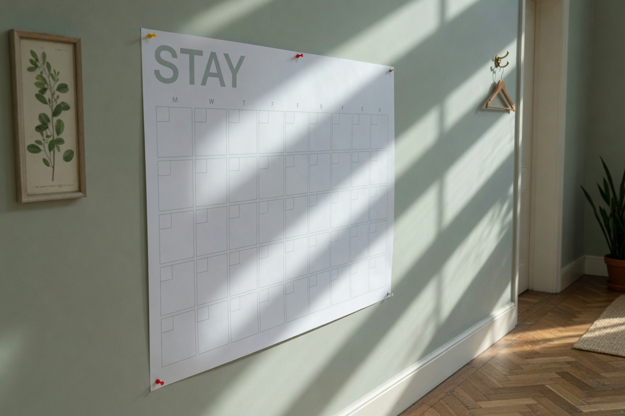 Stay lodging interior or exterior, no faces