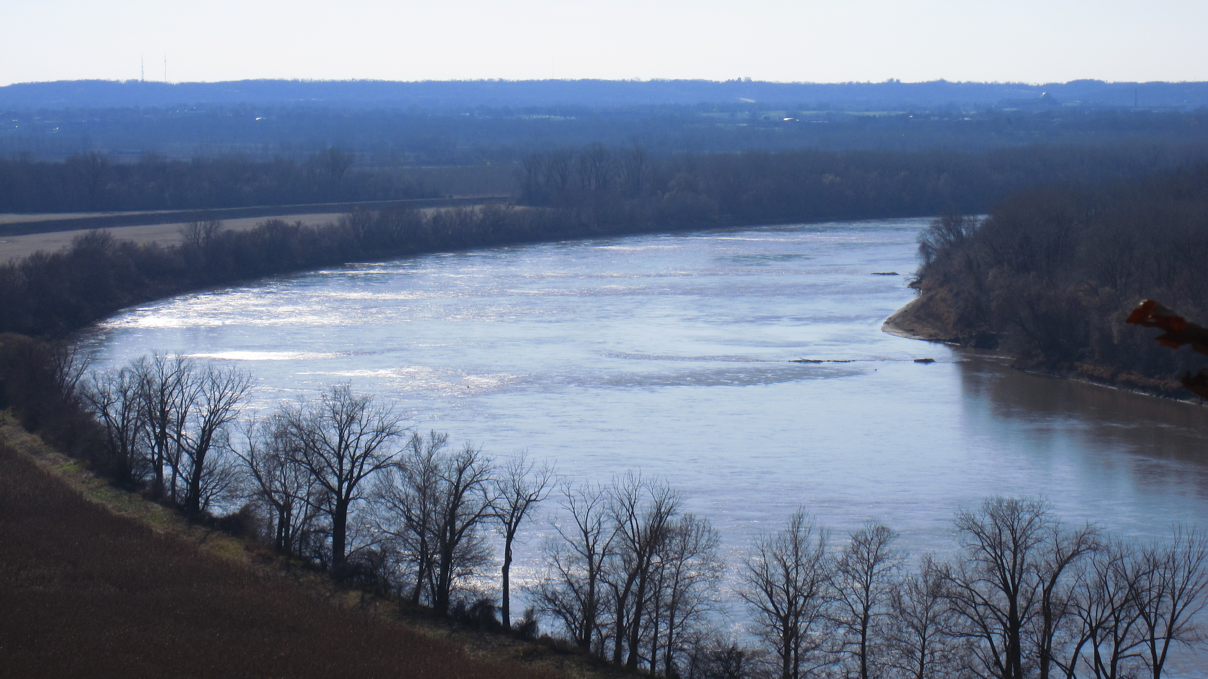 Missouri River from Weston Bend State Park near Weston, Missouri