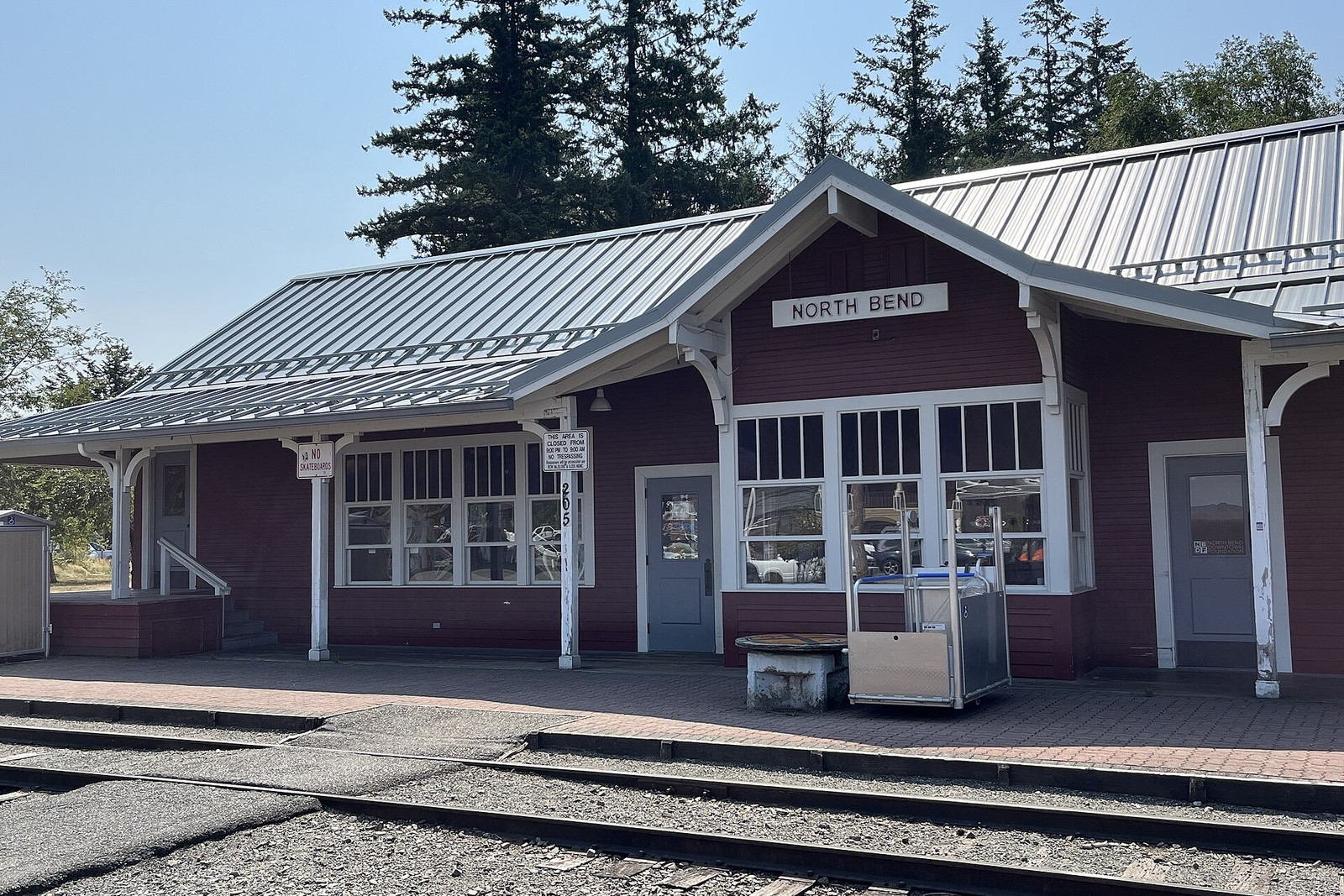 North Bend depot building