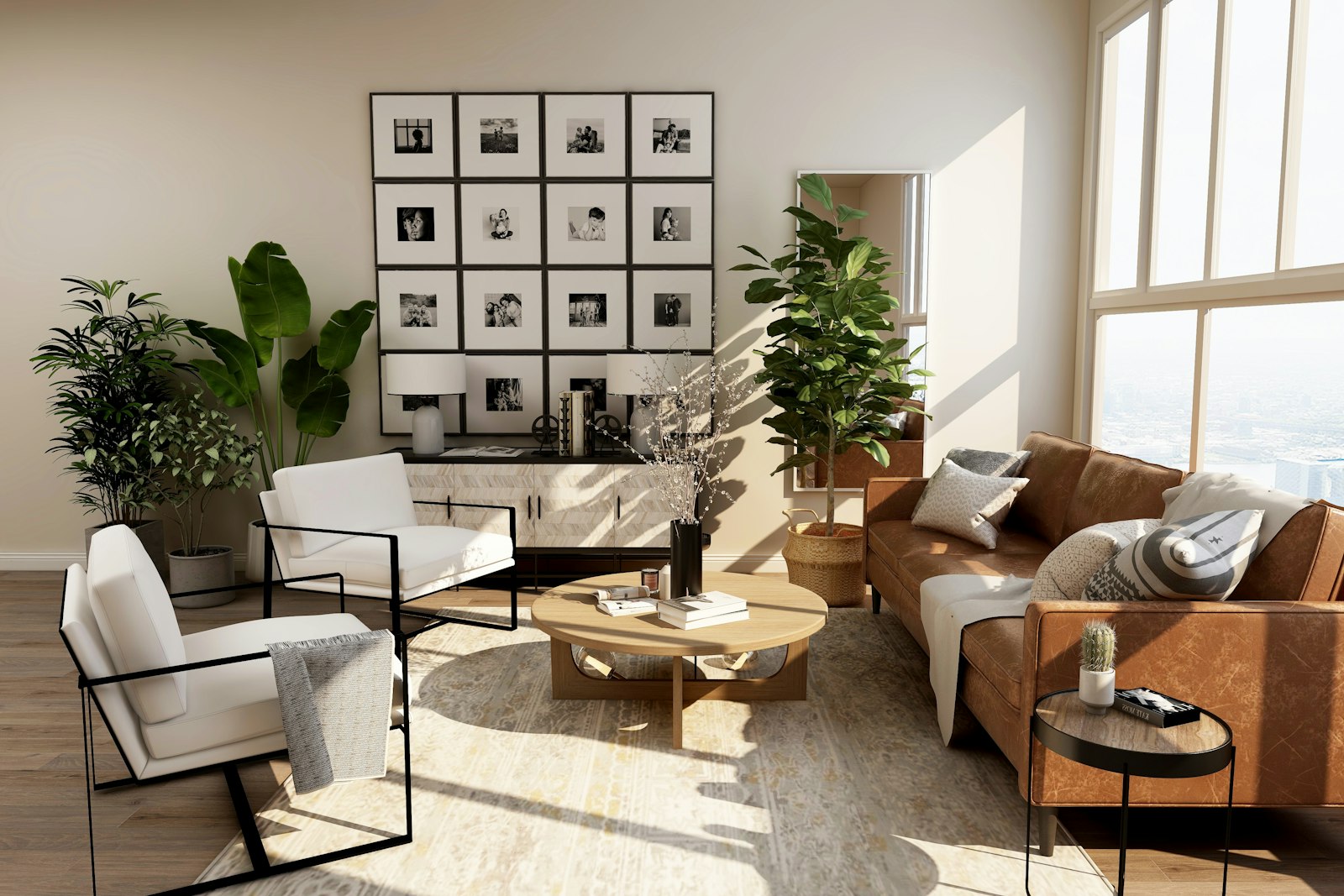 Living room sofa, no faces