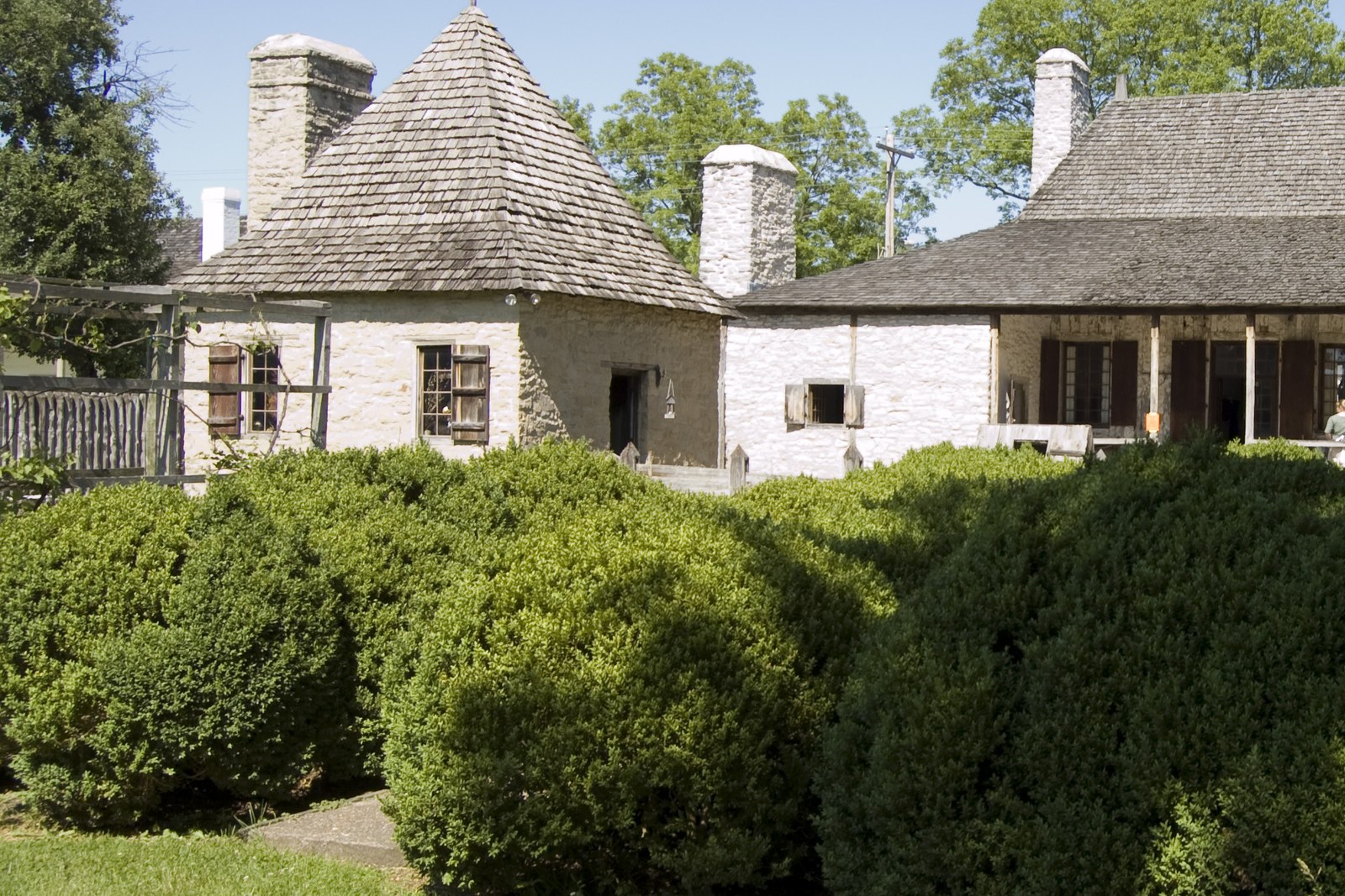Stone stay exterior, no faces