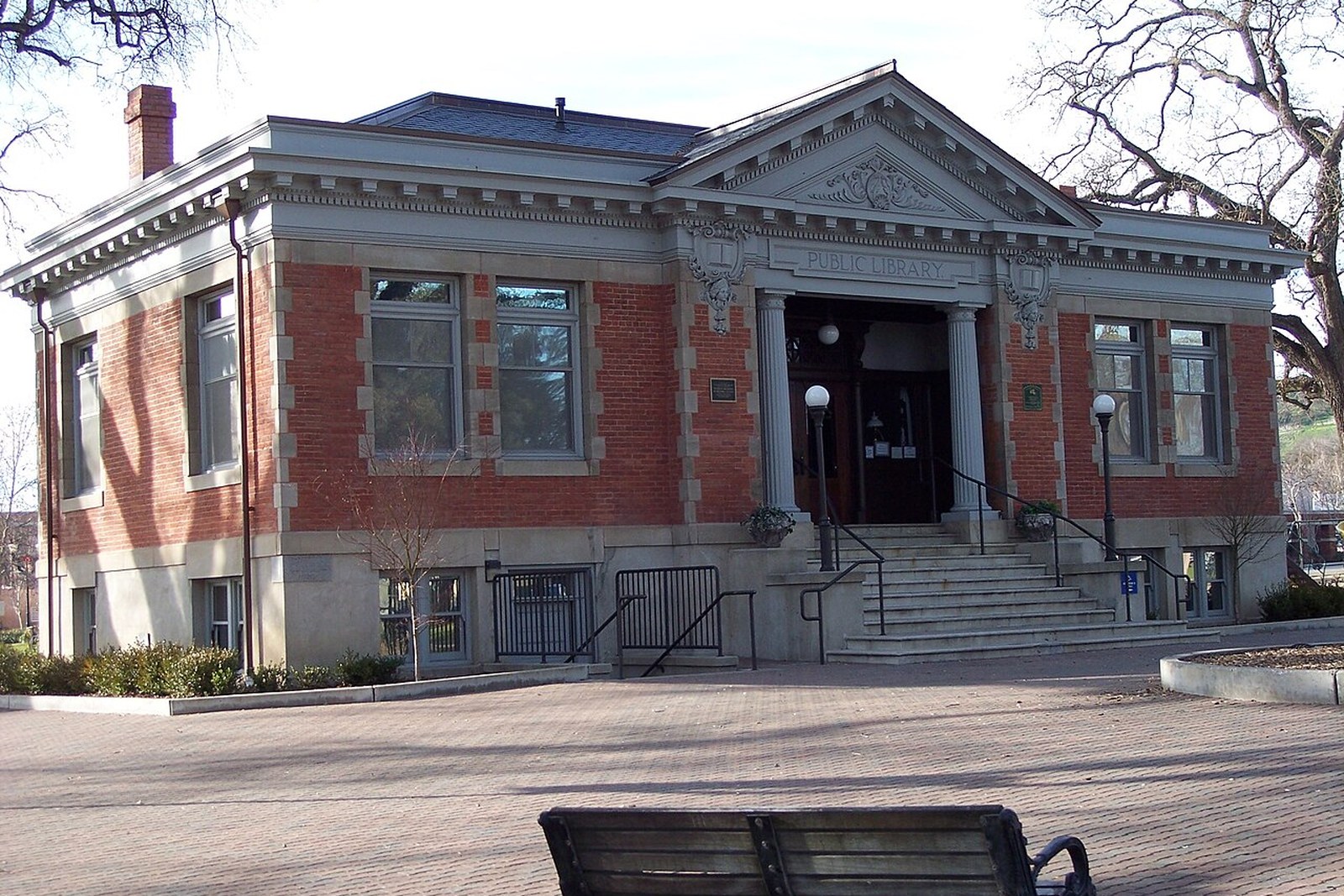 Carnegie public library at Paso Robles City Park