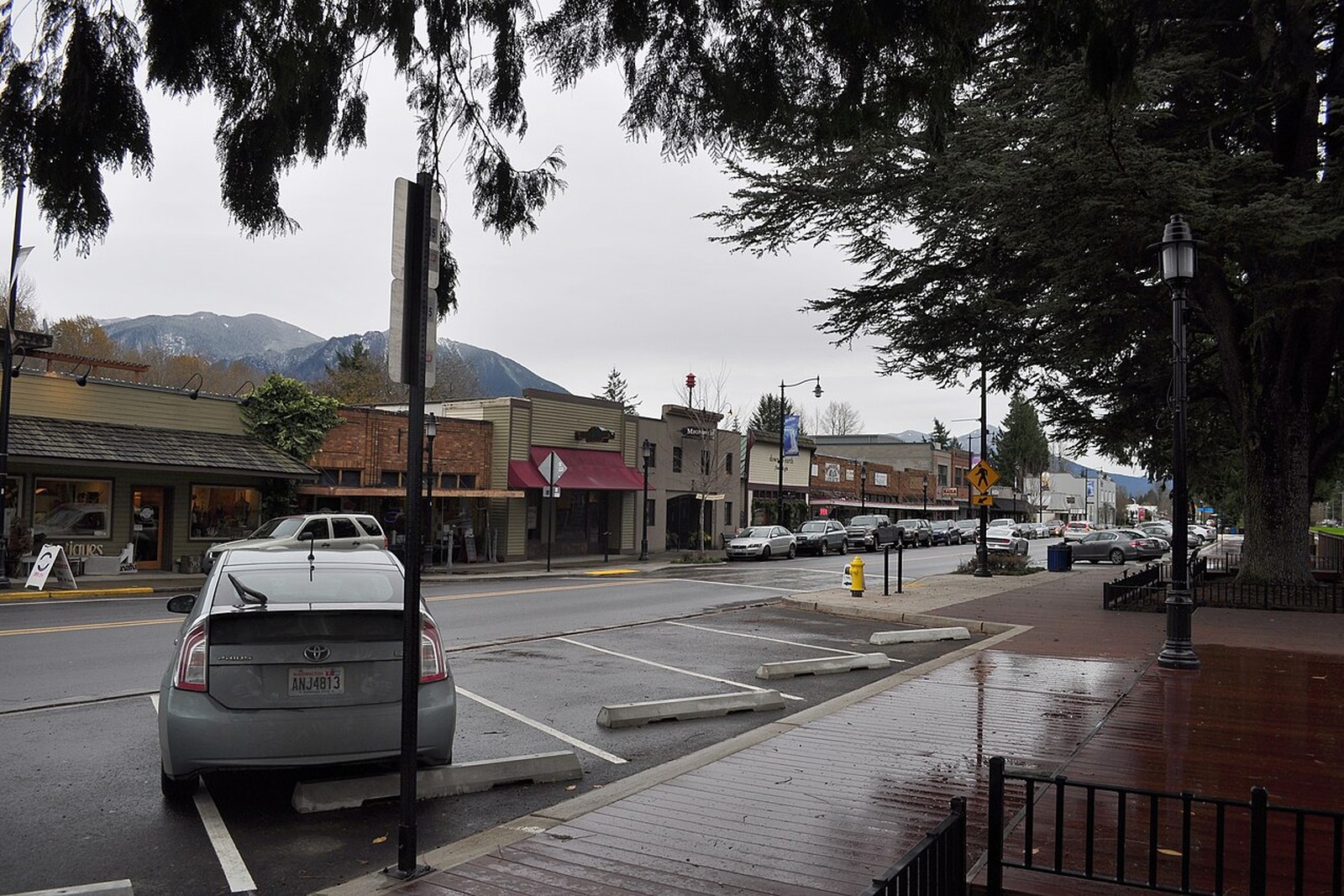 Historic downtown Snoqualmie Washington
