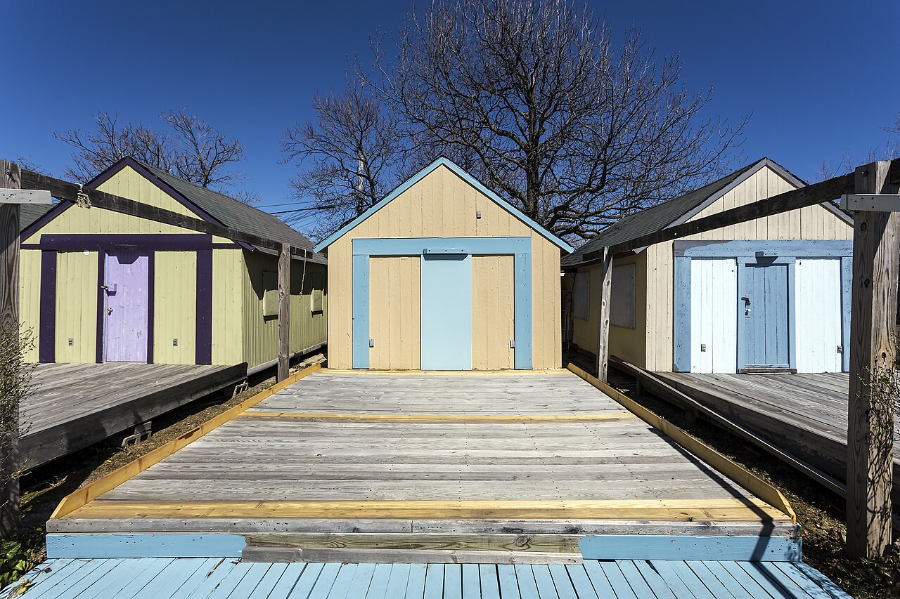 Camp-meeting tent cabins in Ocean Grove