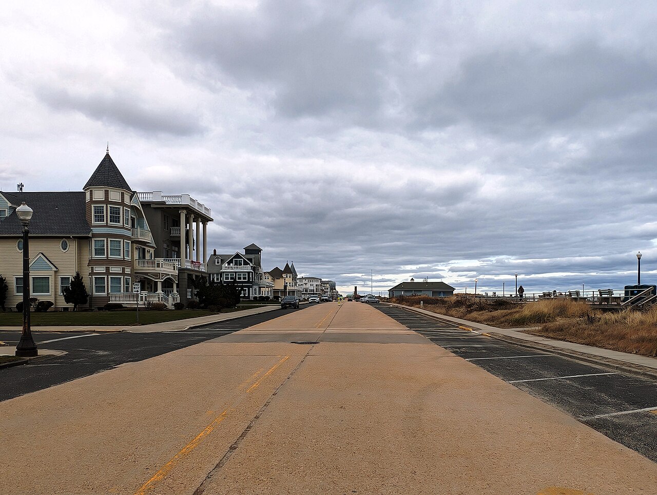 Ocean Avenue in Ocean Grove in December 2024