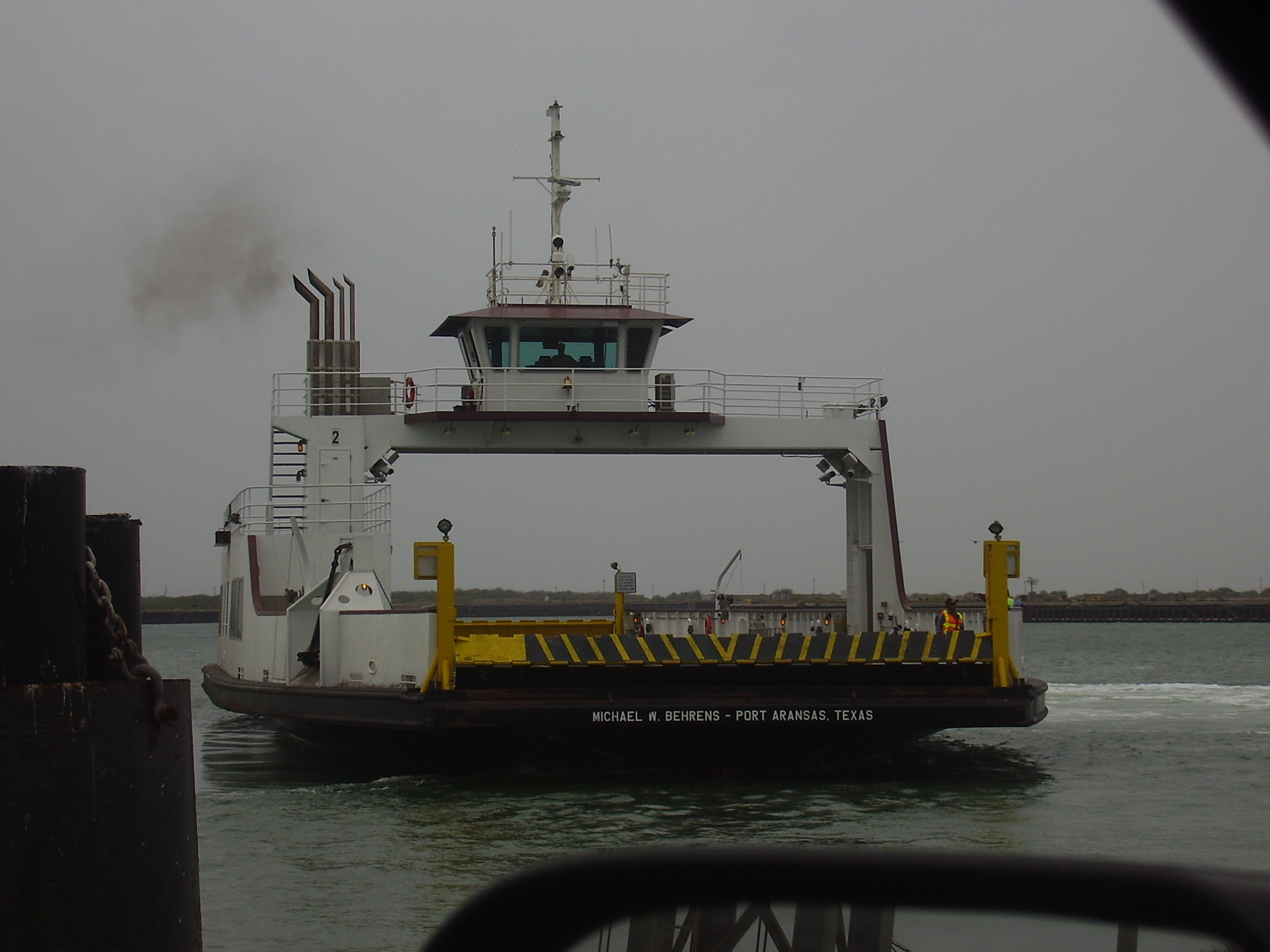 Texas state ferry at Port Aransas