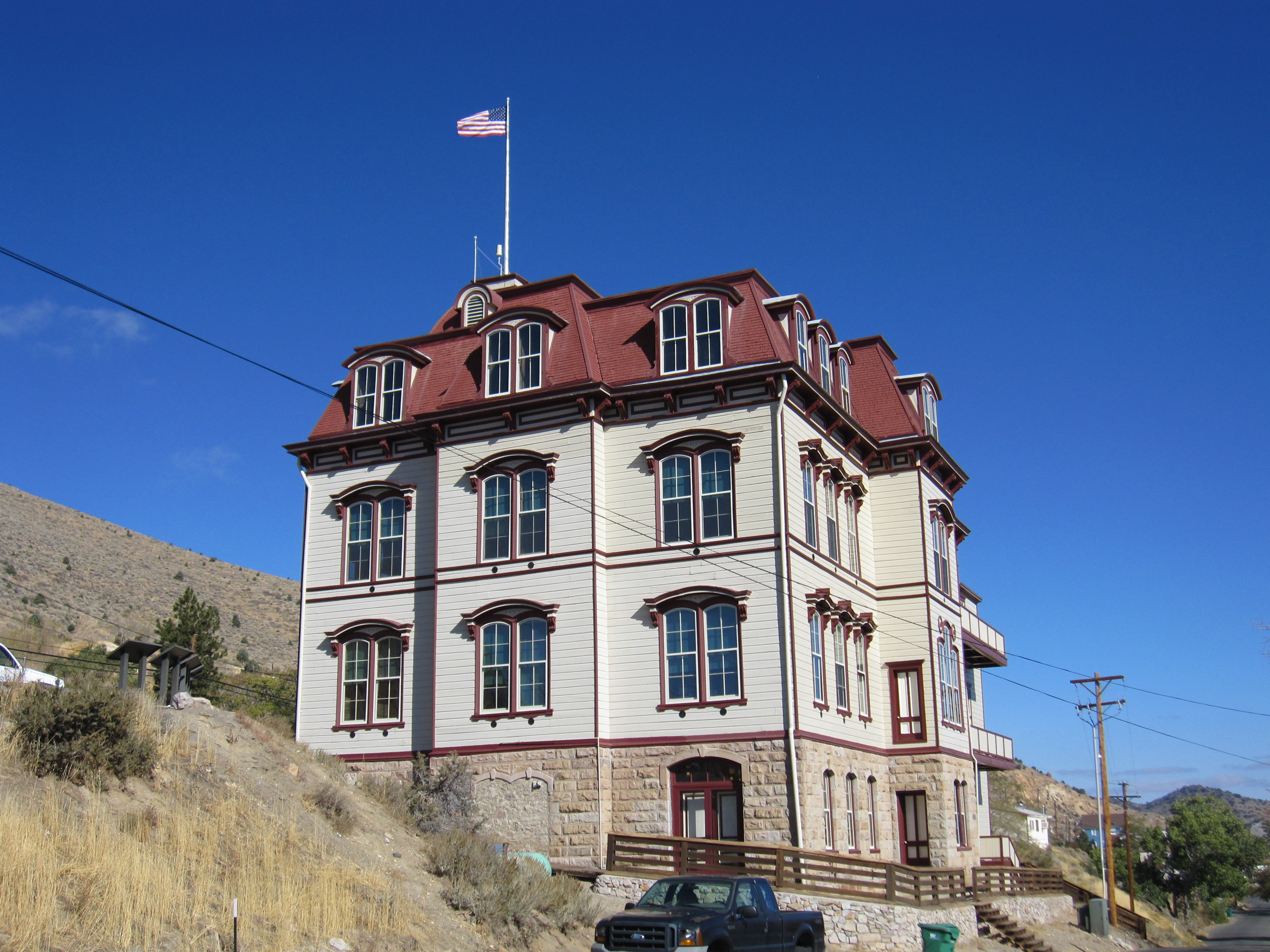 Fourth Ward School in Virginia City, Nevada
