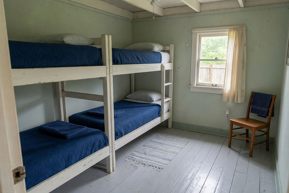 Bunk room in a short-term rental, Erie stay