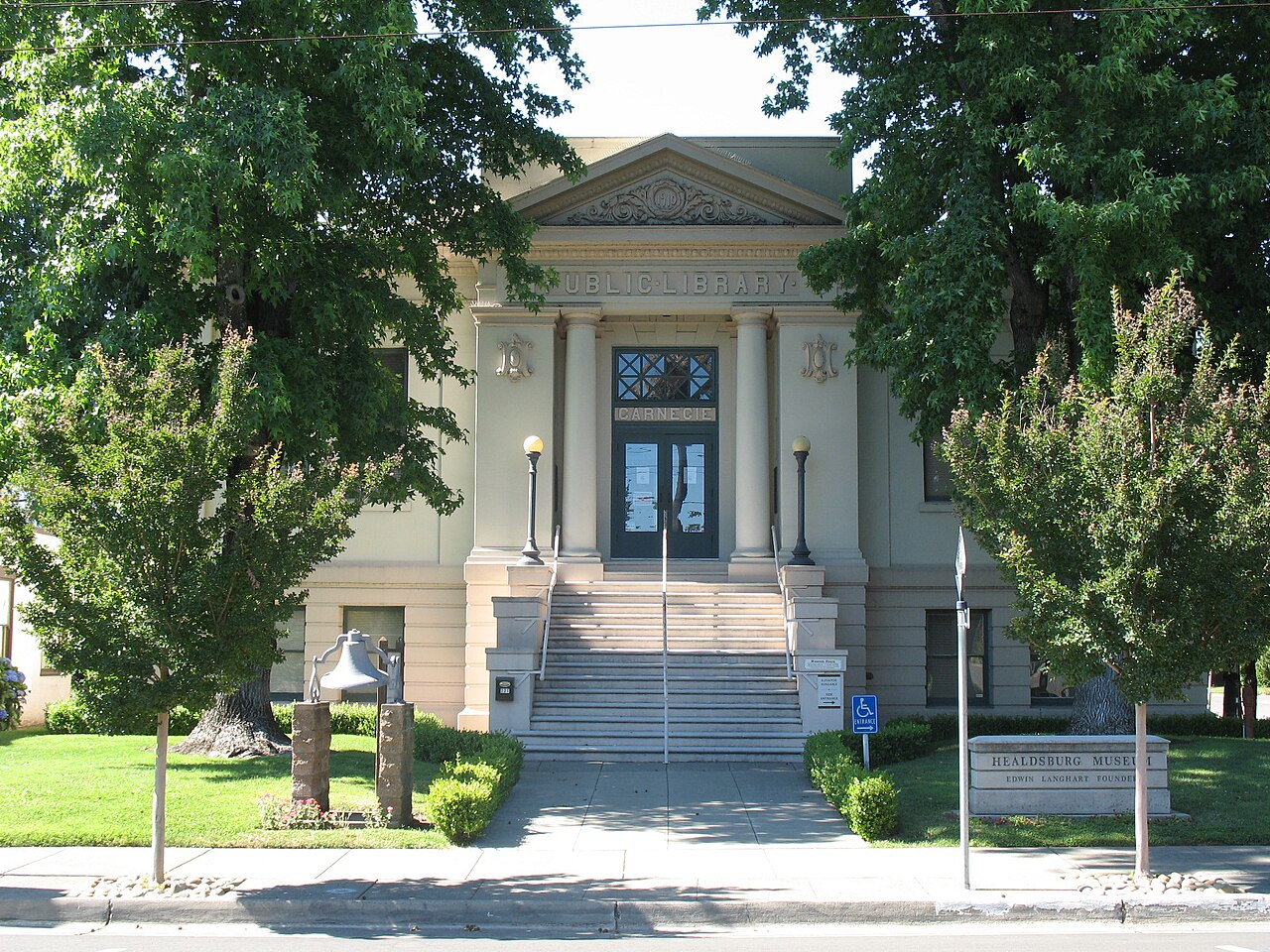 Healdsburg Carnegie Library on Matheson Street