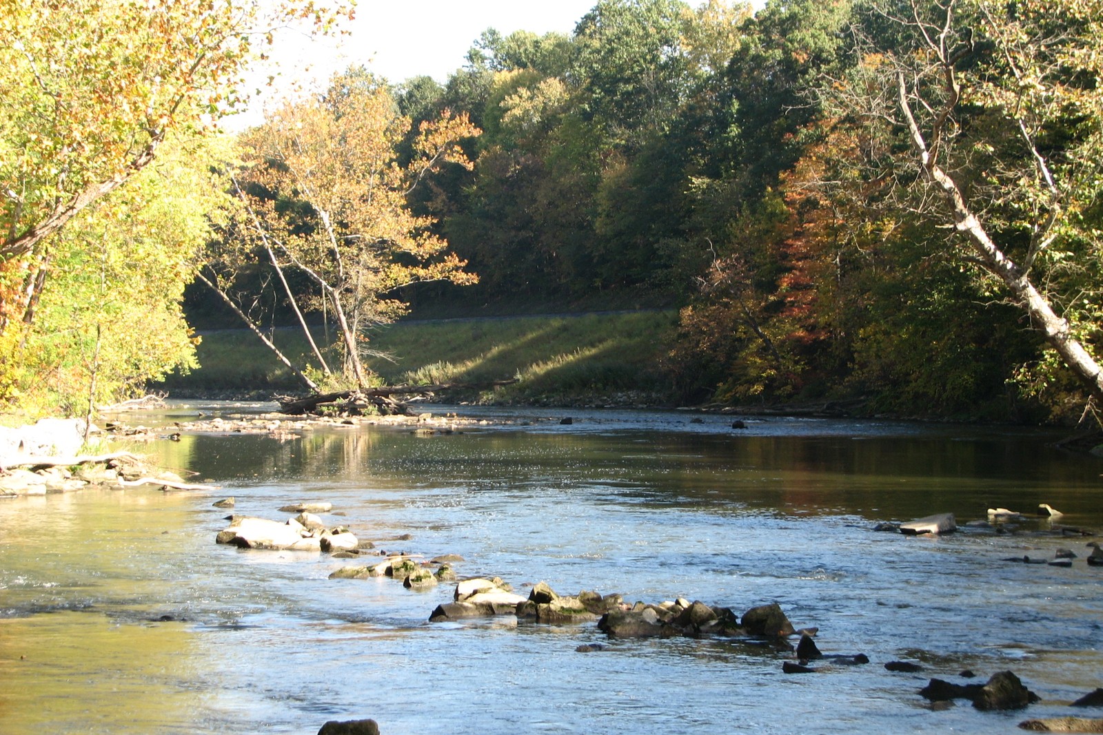 Cuyahoga River from the Towpath in Peninsula, Ohio