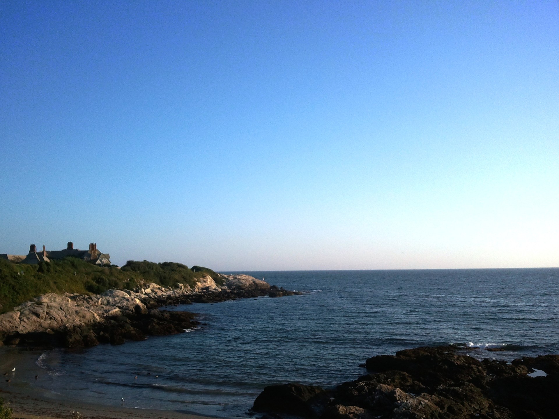 Cliff Walk shoreline, Newport, Rhode Island