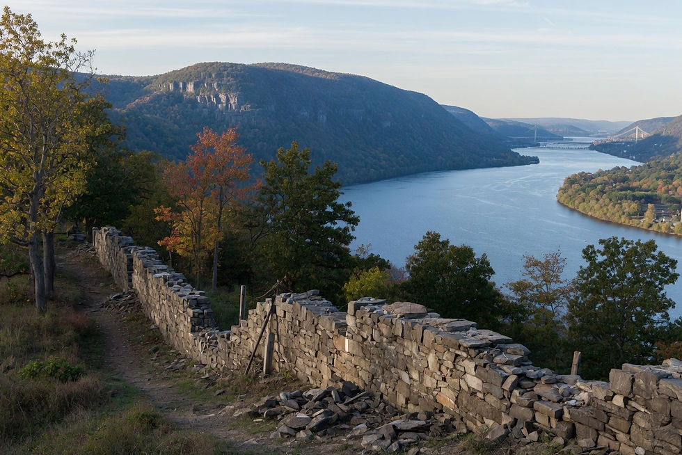 Hudson overlook on the Foundry Trail