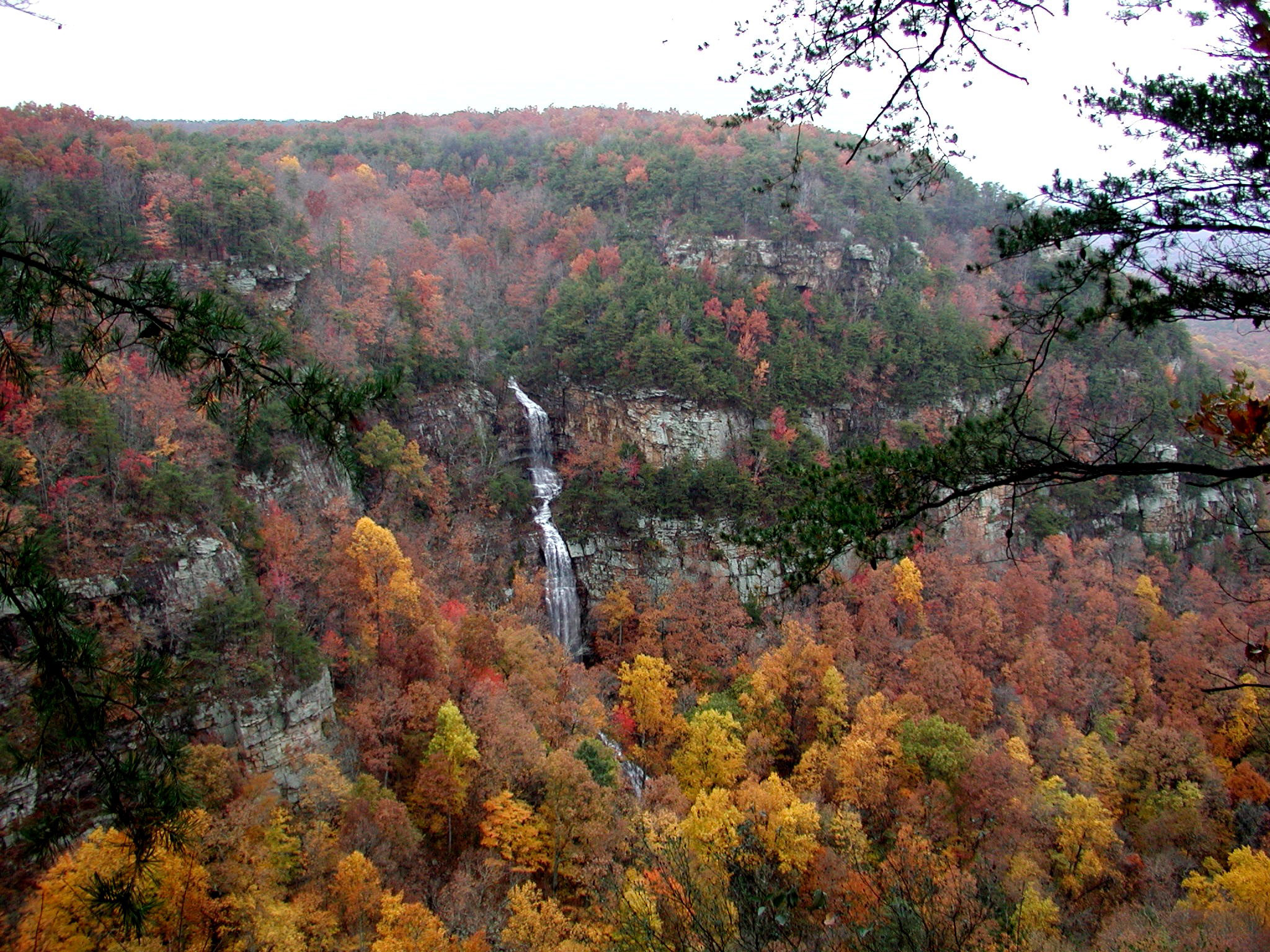Waterfall on the Cloudland Canyon Waterfalls Trail