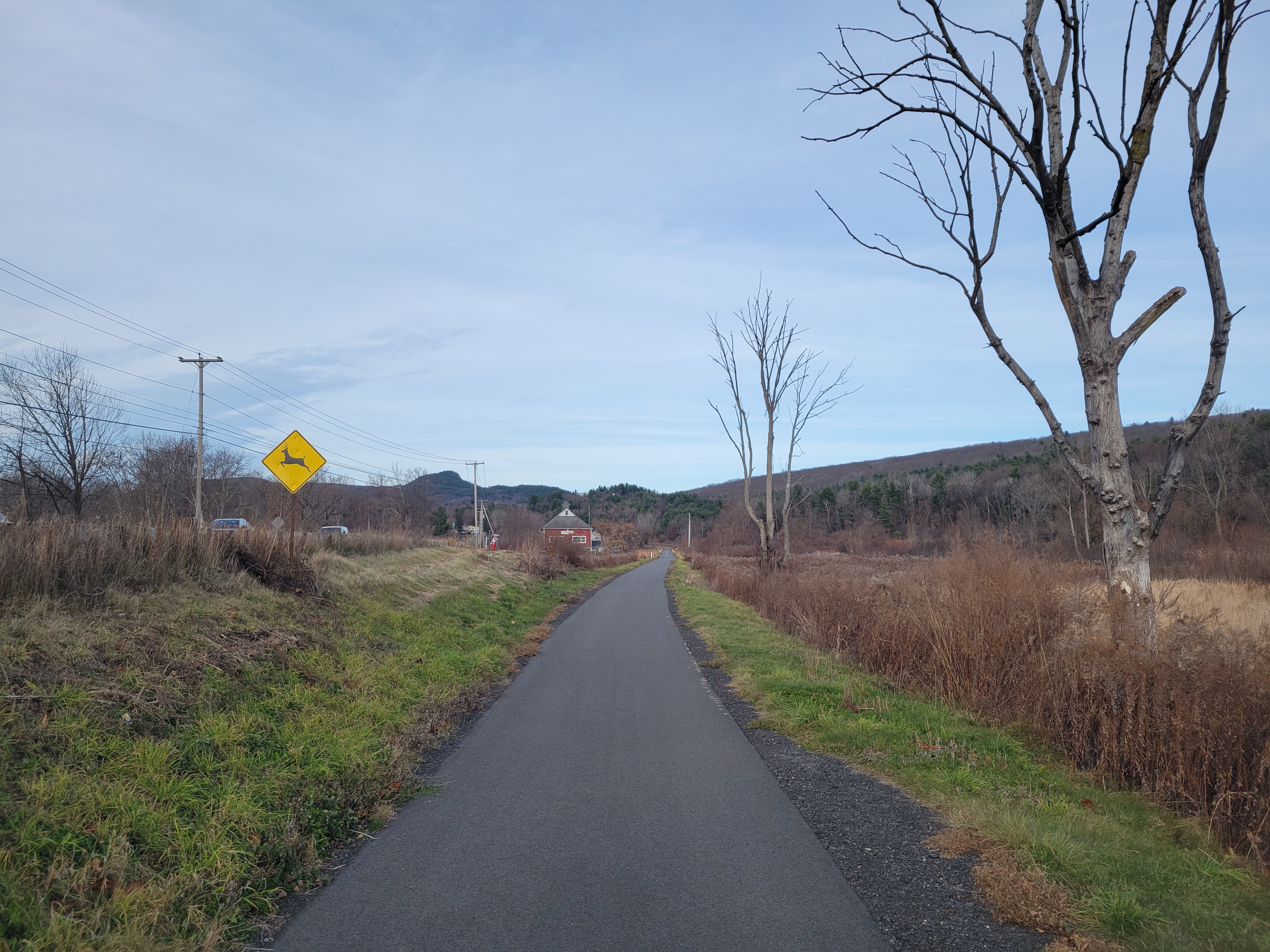 Old Route 7 Greenway in Great Barrington, Massachusetts. Wikimedia Commons, location in title.