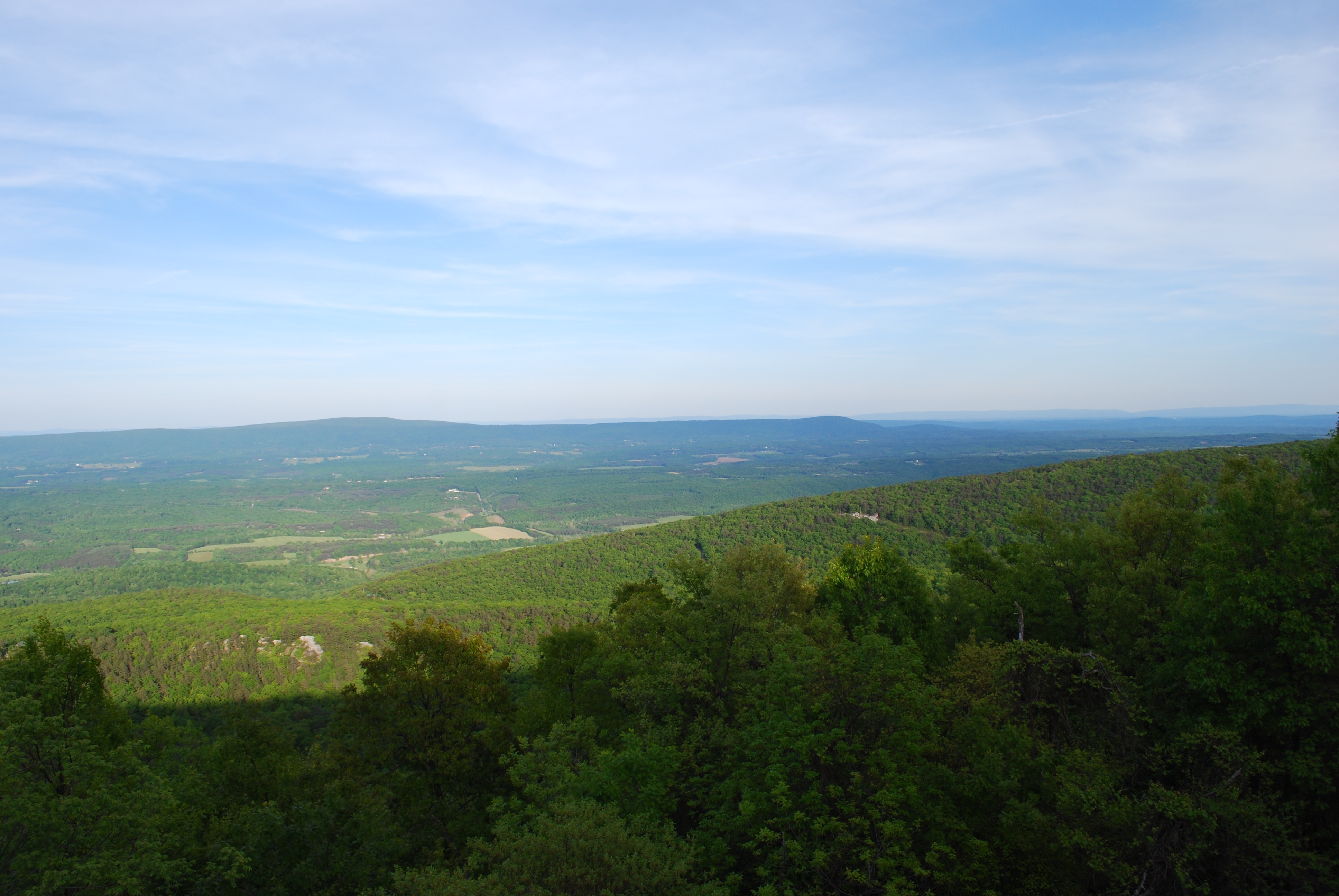 Cacapon Mountain overlook at Cacapon Resort State Park near Berkeley Springs