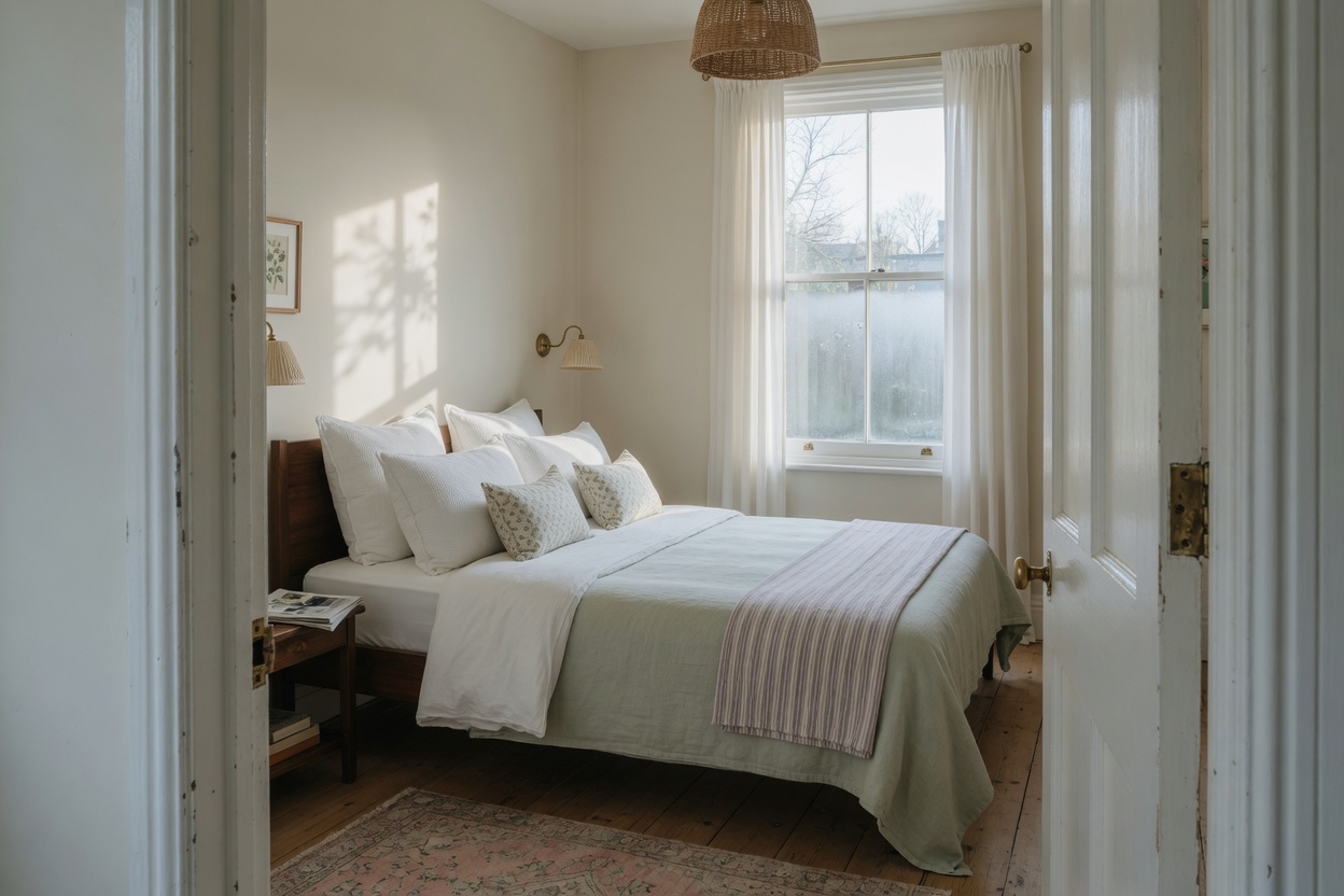Stay lodging interior or exterior, no faces