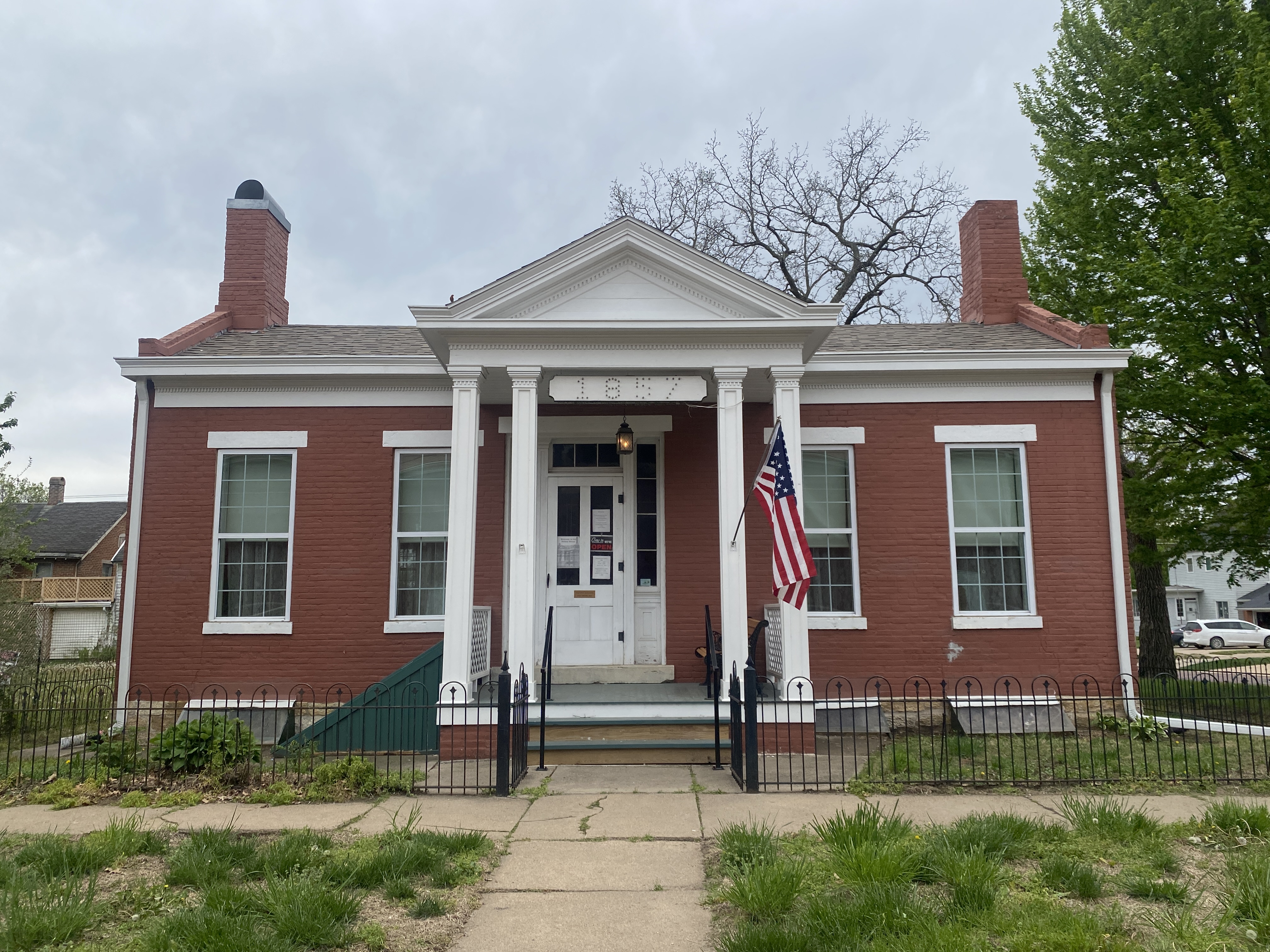 Nelson House exterior in Nebraska City, Nebraska