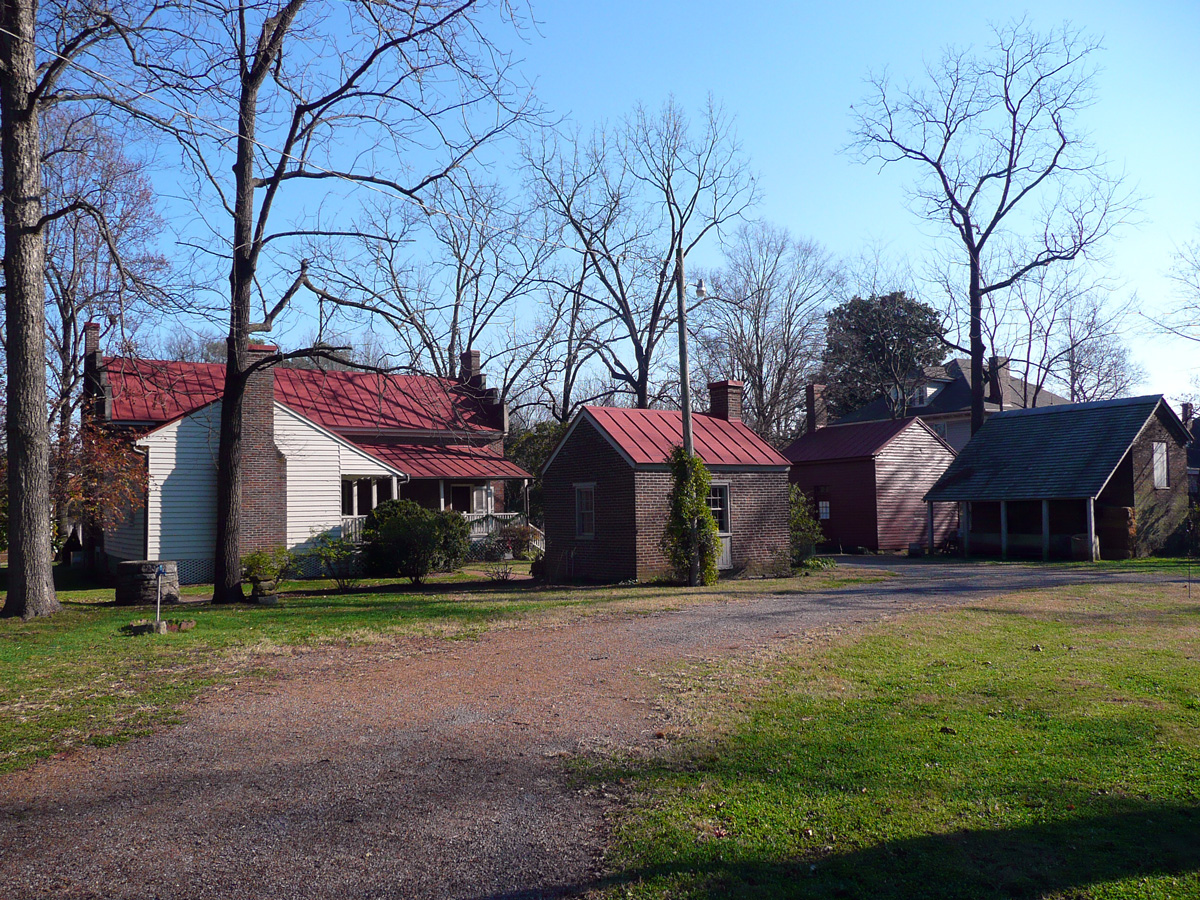 Carter House grounds in Franklin, Tennessee