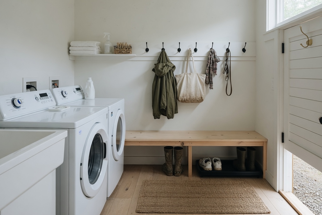 Stay laundry interior, no faces