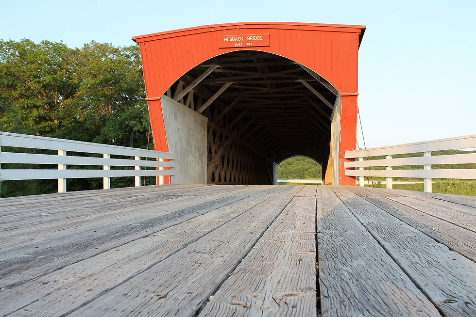 Hogback Covered Bridge portal, HOGBACK BRIDGE BUILT 1884