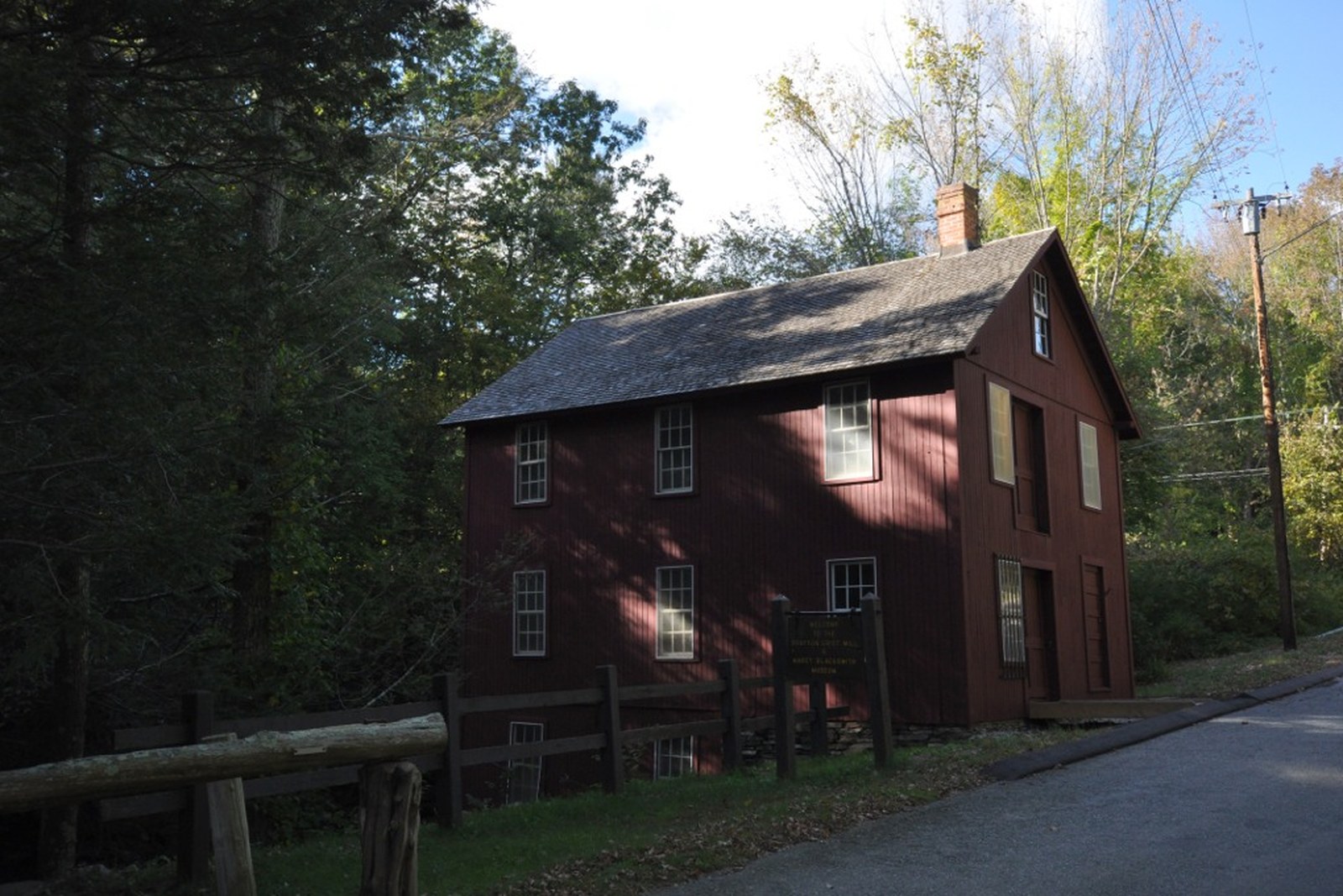 Brayton Grist Mill at Mashamoquet Brook State Park, Pomfret