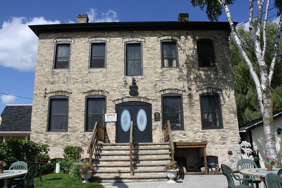 Von Stiehl Winery in the historic Ahnapee Brewery, downtown Algoma, Wisconsin