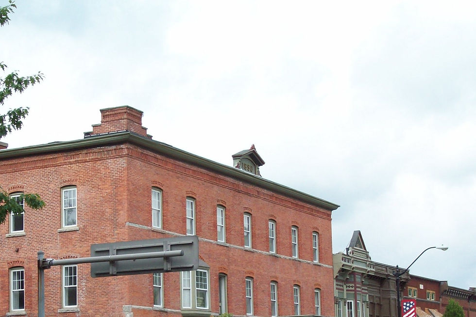 Ellicottville Historic District brick block