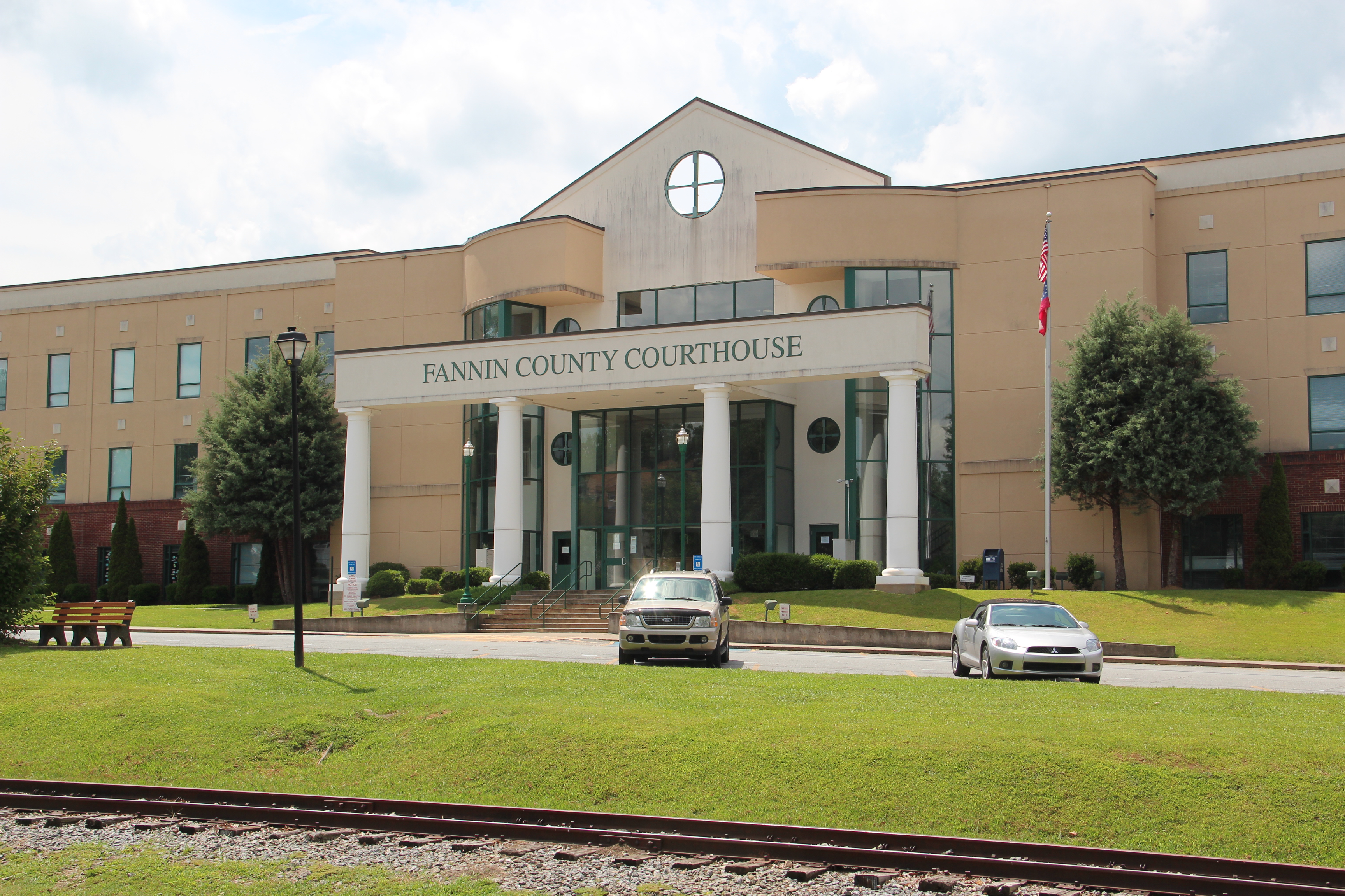 Fannin County Courthouse in Blue Ridge, Georgia