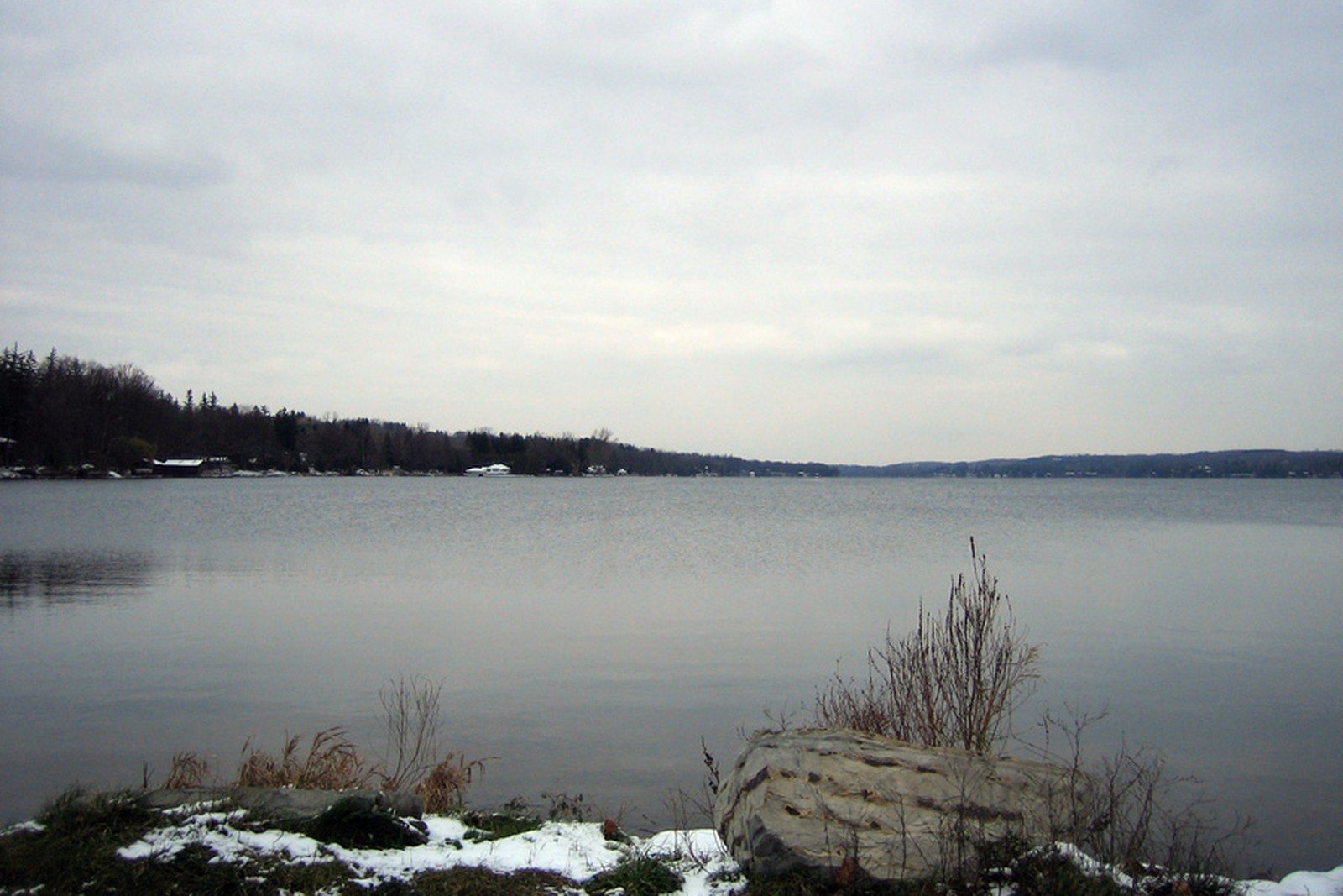 Cazenovia Lake from the shore