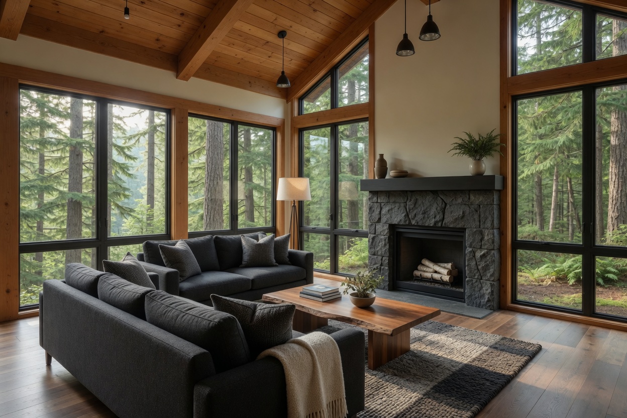 Stay lodging interior or exterior, no faces